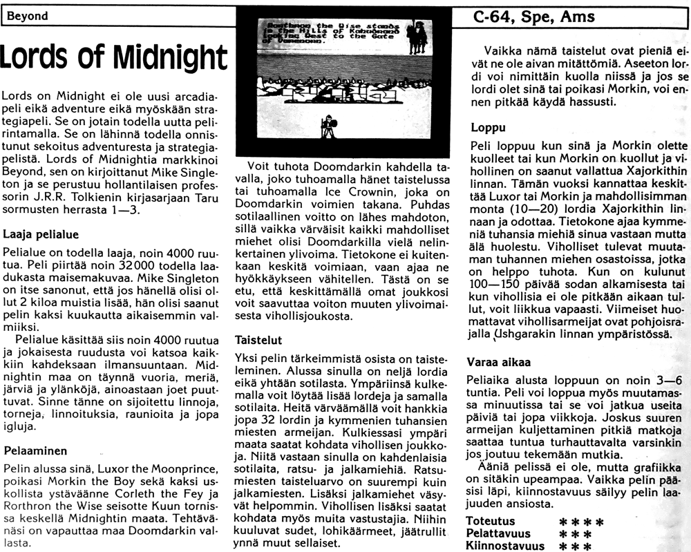 Lords of Midnight